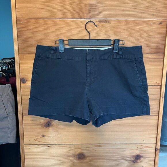 Banana Republic Navy Blue Chino Shorts Size 14 - Picture 2 of 7